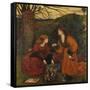 Pharmakeutria (Brewing the Love Philtre)-Marie Spartali Stillman-Framed Stretched Canvas