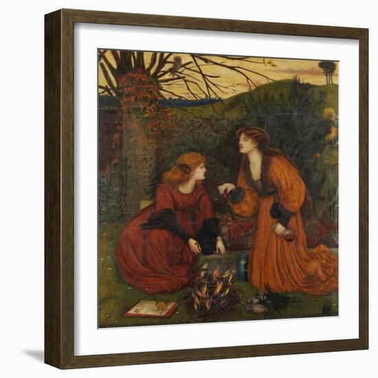 Pharmakeutria (Brewing the Love Philtre)-Marie Spartali Stillman-Framed Giclee Print