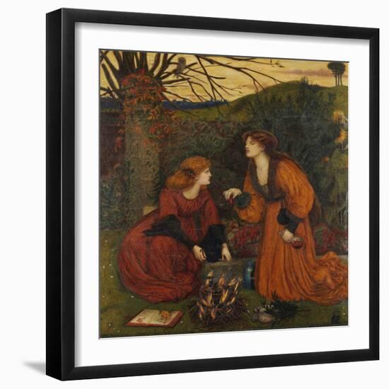 Pharmakeutria (Brewing the Love Philtre)-Marie Spartali Stillman-Framed Giclee Print