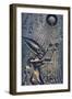 Pharoah Akhenaten Worshiping the God Aten in the Cairos Egyptian Museum, 1974 (Photo)-Nathan Benn-Framed Giclee Print