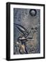 Pharoah Akhenaten Worshiping the God Aten in the Cairos Egyptian Museum, 1974 (Photo)-Nathan Benn-Framed Giclee Print