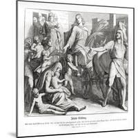 Pharoah makes Joseph a leader over Egypt, Genesis-Julius Schnorr von Carolsfeld-Mounted Giclee Print