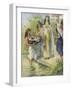 Pharoah's daughter finds baby Moses-Charles Edmund Brock-Framed Giclee Print