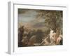 Pharoahs Daughter Discovers Moses in the Rush Basket-Ferdinand Bol-Framed Art Print