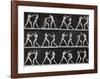 Phases in a Boxing Match-Eadweard Muybridge-Framed Giclee Print