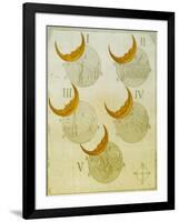 Phases of an eclipse-Science Source-Framed Premium Giclee Print