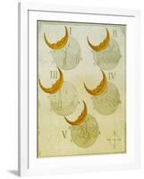 Phases of an eclipse-Science Source-Framed Giclee Print