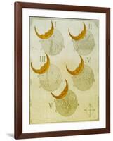 Phases of an eclipse-Science Source-Framed Giclee Print