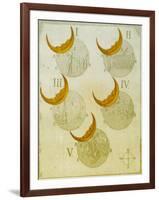 Phases of an eclipse-Science Source-Framed Giclee Print