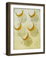 Phases of an eclipse-Science Source-Framed Giclee Print