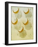 Phases of an eclipse-Science Source-Framed Giclee Print