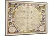 Phases of Moon and its Orbit-Andreas Cellarius-Mounted Giclee Print