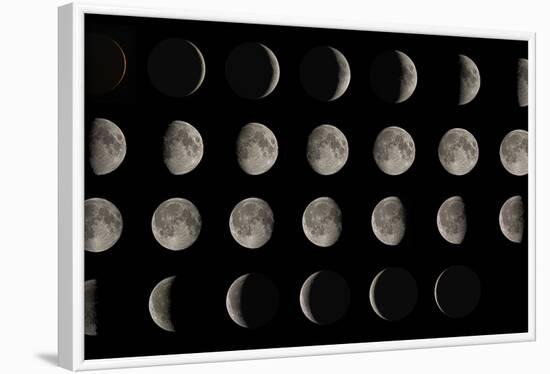 Phases of the Moon-Eckhard Slawik-Framed Photographic Print