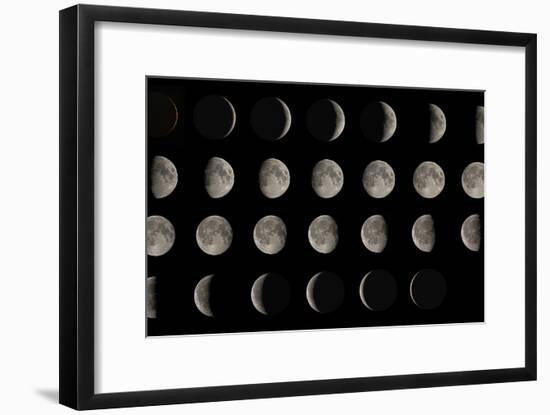 Phases of the Moon-Eckhard Slawik-Framed Photographic Print