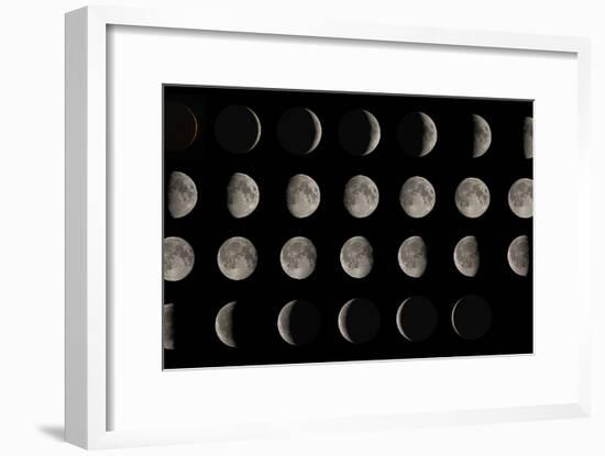 Phases of the Moon-Eckhard Slawik-Framed Photographic Print