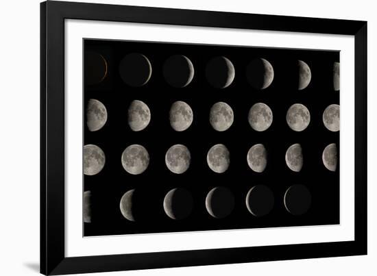 Phases of the Moon-Eckhard Slawik-Framed Photographic Print