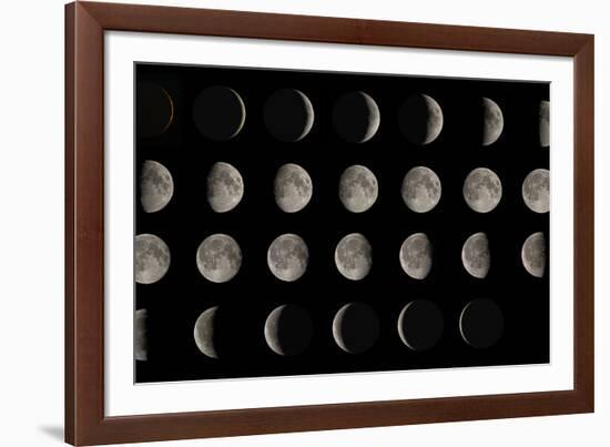 Phases of the Moon-Eckhard Slawik-Framed Photographic Print