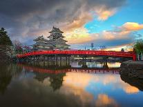 Matsumoto Castle in Matsumoto Nagano, Japan-Phattana-Framed Stretched Canvas