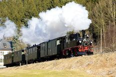 Steam Train, Steinbach - Johstadt, Germany-phbcz-Photographic Print