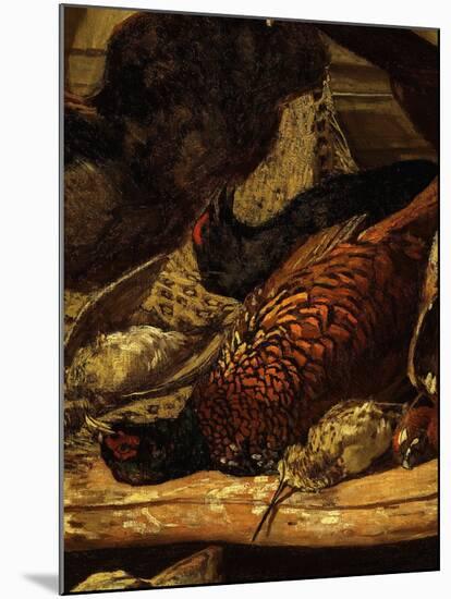 Pheasant and Woodcock, from Trophée De Chasse, or Hunting Trophies, 1862, Detail-Claude Monet-Mounted Giclee Print