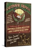 Pheasant Outfitters - Vintage Sign-Lantern Press-Stretched Canvas