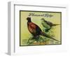 Pheasant Ridge Apple Crate Label - San Francisco, CA-Lantern Press-Framed Art Print