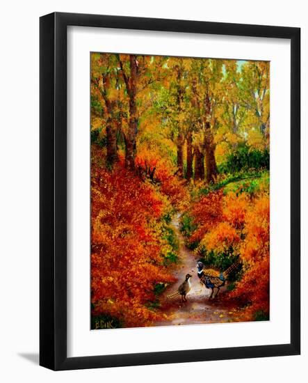 Pheasant Road-Bonnie B. Cook-Framed Giclee Print