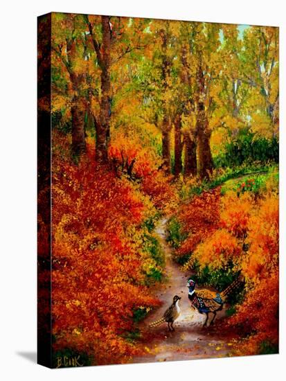 Pheasant Road-Bonnie B. Cook-Stretched Canvas
