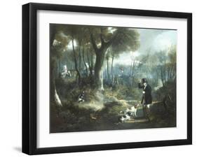 Pheasant Shooting in the Forest-S.j.e. Jones-Framed Giclee Print