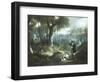 Pheasant Shooting in the Forest-S.j.e. Jones-Framed Premium Giclee Print