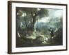 Pheasant Shooting in the Forest-S.j.e. Jones-Framed Giclee Print