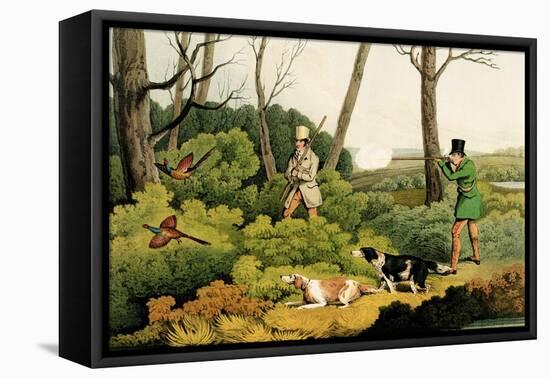 Pheasant Shooting, Pub. by Thomas Mclean, 1820-Henry Thomas Alken-Framed Stretched Canvas