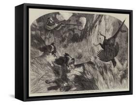 Pheasant-Shooting, Right and Left-Harrison William Weir-Framed Stretched Canvas