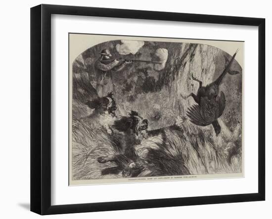 Pheasant-Shooting, Right and Left-Harrison William Weir-Framed Giclee Print