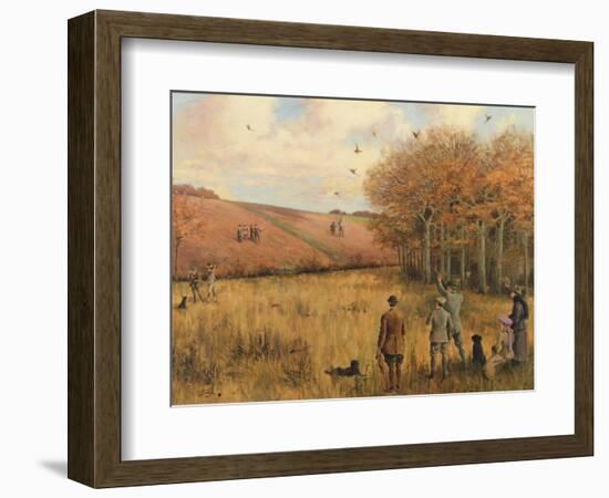 Pheasant Shooting-Christopher William Strange-Framed Giclee Print