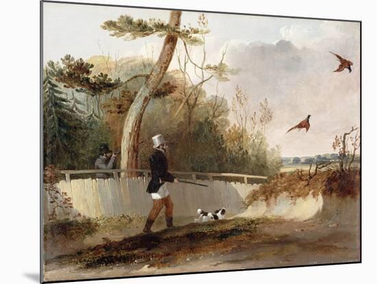 Pheasant Shooting-Samuel John Egbert Jones-Mounted Giclee Print