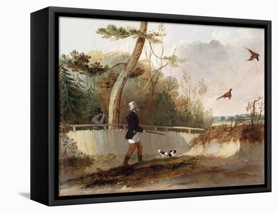 Pheasant Shooting-Samuel John Egbert Jones-Framed Stretched Canvas