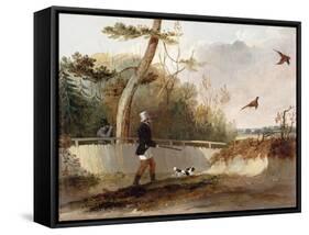 Pheasant Shooting-Samuel John Egbert Jones-Framed Stretched Canvas