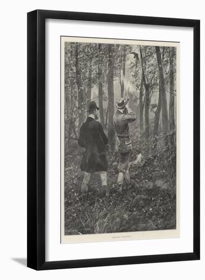 Pheasant-Shooting-Richard Caton Woodville II-Framed Giclee Print