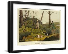 Pheasant Shooting-Henry Thomas Alken-Framed Giclee Print