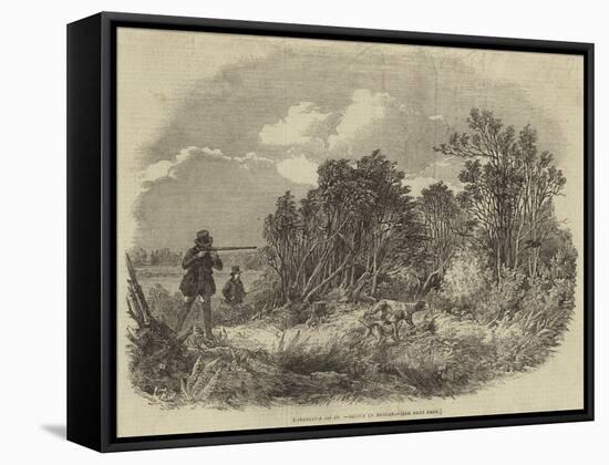 Pheasant-Shooting-null-Framed Stretched Canvas