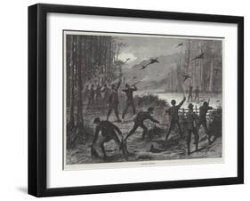 Pheasant Shooting-null-Framed Giclee Print