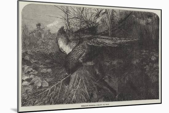 Pheasant-Shooting-null-Mounted Giclee Print