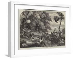 Pheasant Shooting-null-Framed Giclee Print