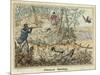 Pheasant, Two Men and Their Dogs Shoot from a Clearing-Henry Thomas Alken-Mounted Art Print