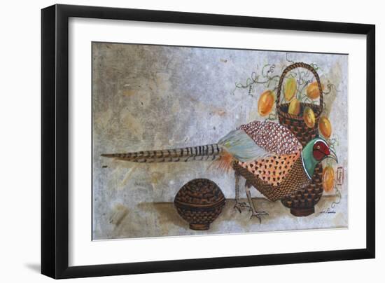 Pheasant-Jan Panico-Framed Premium Giclee Print