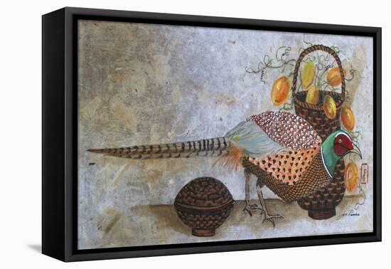Pheasant-Jan Panico-Framed Stretched Canvas