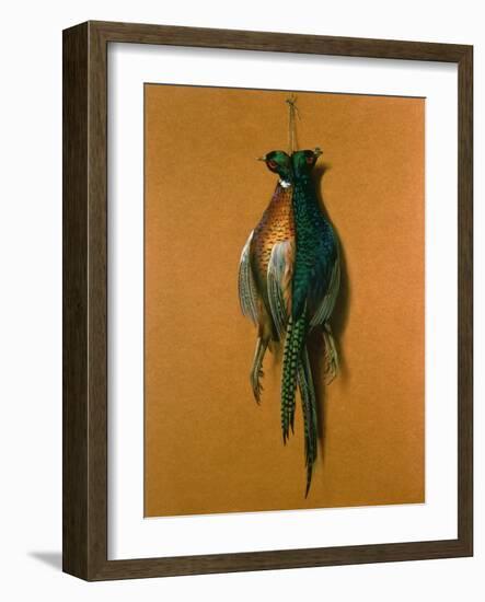 Pheasants, 1984-Lincoln Taber-Framed Giclee Print