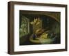 Pheasants, Cabbage and a Bottle of Wine on a Table-Benjamin Blake-Framed Giclee Print