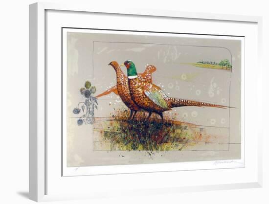 Pheasants-Allan Mardon-Framed Limited Edition